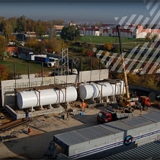 Установка и монтаж мобильных ГТЭС вблизи подстанции 110 кВ № 110 «Рублево» (Москва)