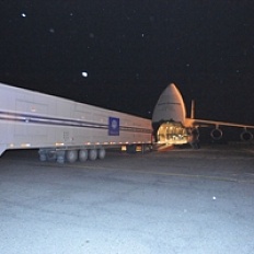 Транспортировка силового модуля мобильной ГТЭС в Тыву через Хакасию