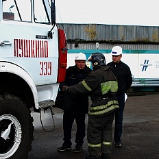В Обособленном подразделении «Пушкино» прошла противоаварийная и противопожарная тренировка